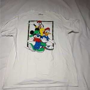 Disney Mickey Donald Goofy Tee Shirt Large